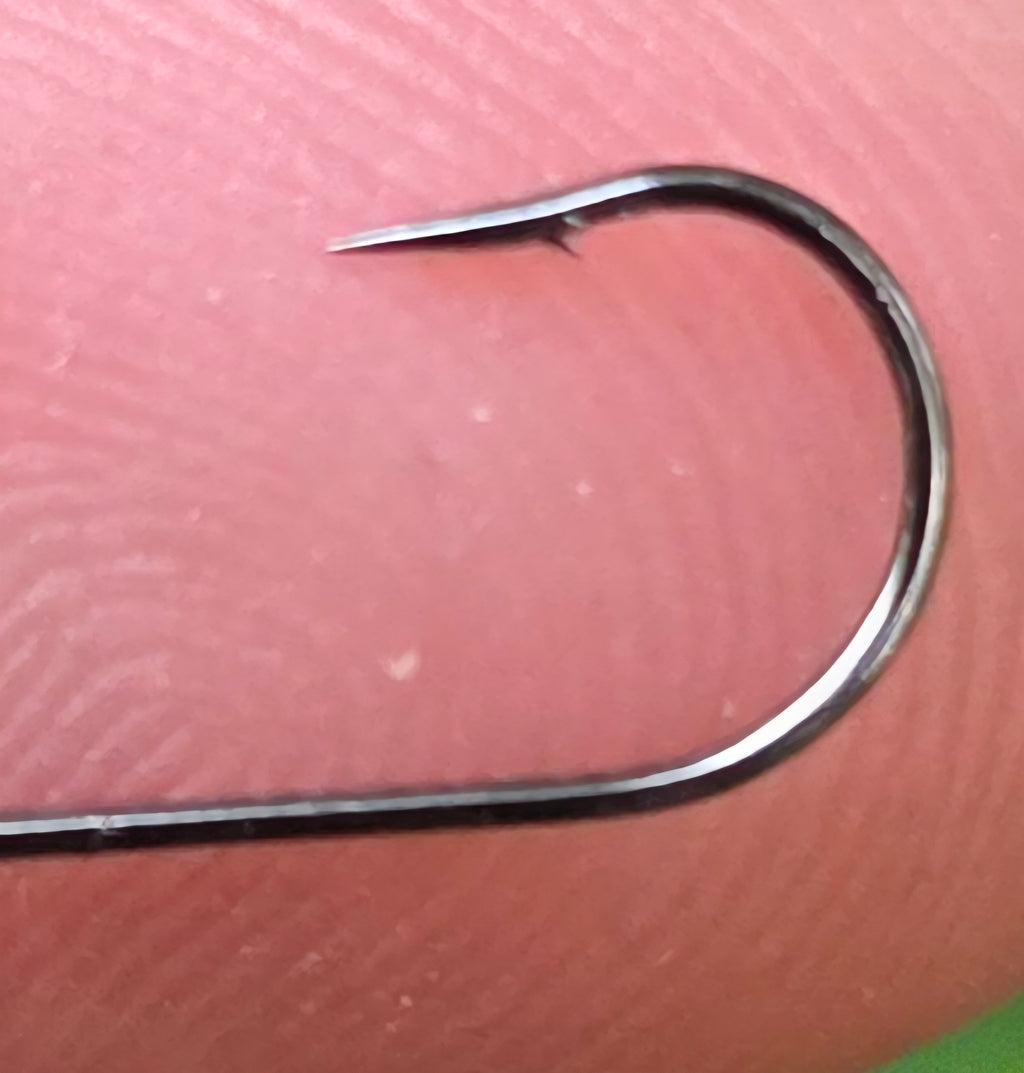 Fine wire 90° jig head hook. Excelent dropshot hook.